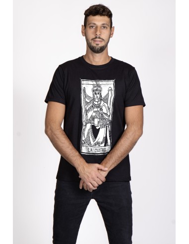 T-shirt  Uomo "Tarot De Marseille" Tarocchi di Marsiglia  La Justice VIII