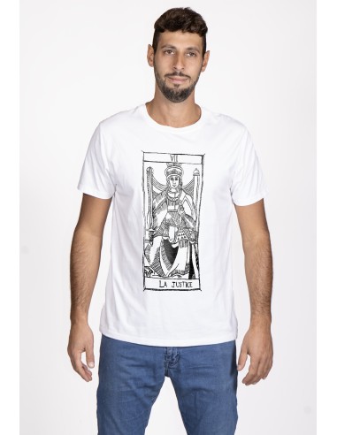 T-shirt  Uomo "Tarot De Marseille" Tarocchi di Marsiglia  La Justice VIII