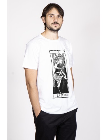 T-shirt  Uomo "Tarot De Marseille" Tarocchi di Marsiglia  La Papesse II