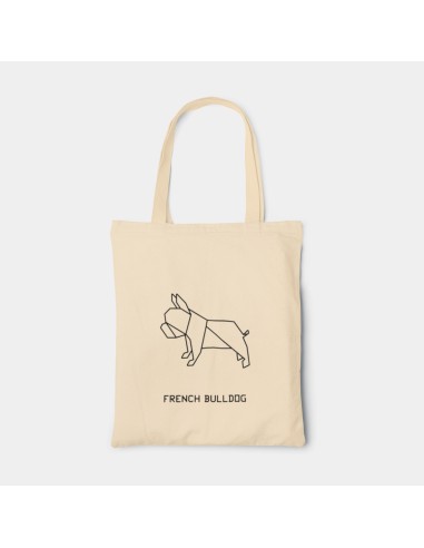 Shopper Bag Origami French Bulldog Bag