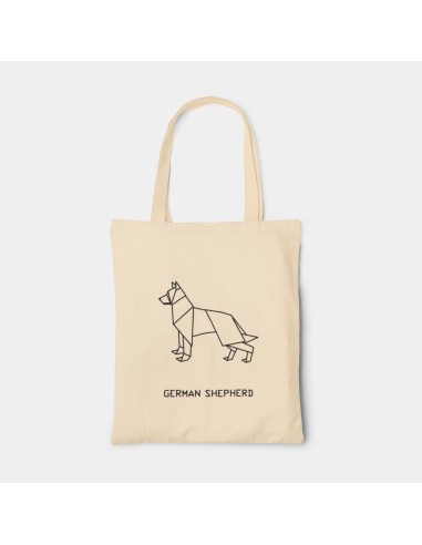 Shopper Bag Origami German Shepherd Bag