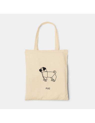 Shopper Bag Origami Pug Bag