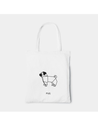 Shopper Bag Origami Pug Bag