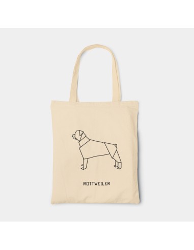 Shopper Bag Origami Rottweiler Bag