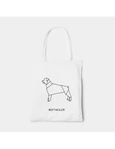 Shopper Bag Origami Rottweiler Bag