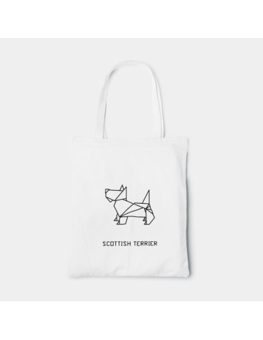 Shopper Bag Borsa Origami Scottish Terrier