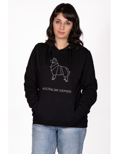 Origami Australian Shepherd Women's Hoodie