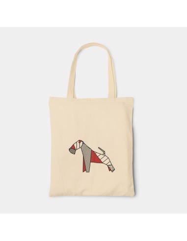 Shopper Bag Pop Bag Origami Fox Terrier