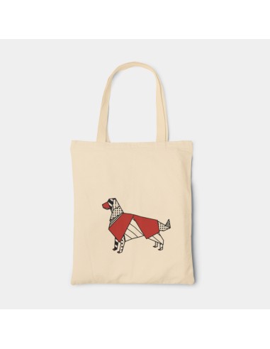 Shopper Bag Pop Bag Origami Golden Retriever