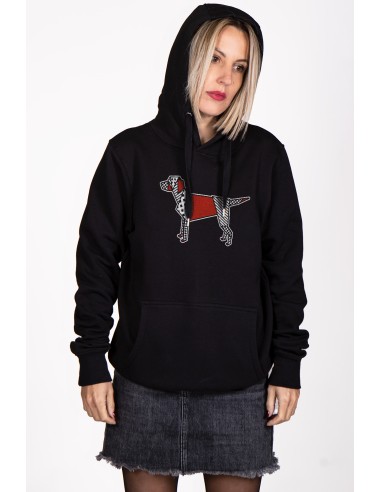 Pop Origami Labrador Women's Hooded Sweatshirt