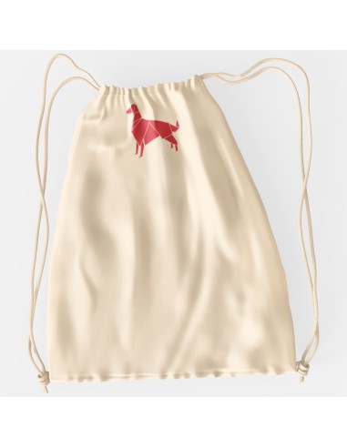 Drawstring Bag Sacca Minigami Golden Retriever