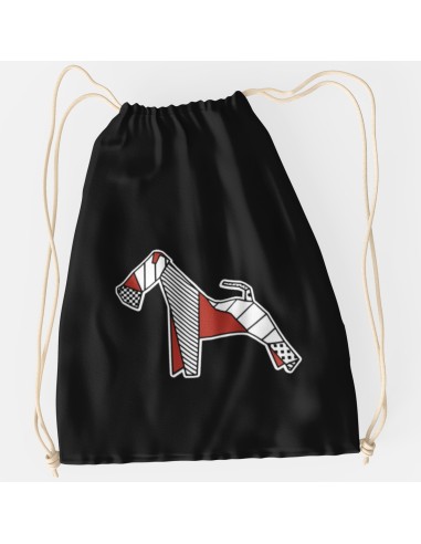 Drawstring Bag Sacca Pop Origami Fox Terrier