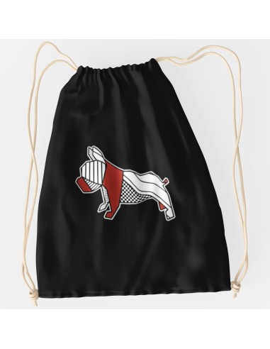 Drawstring Bag Sacca Pop Origami French Bulldog