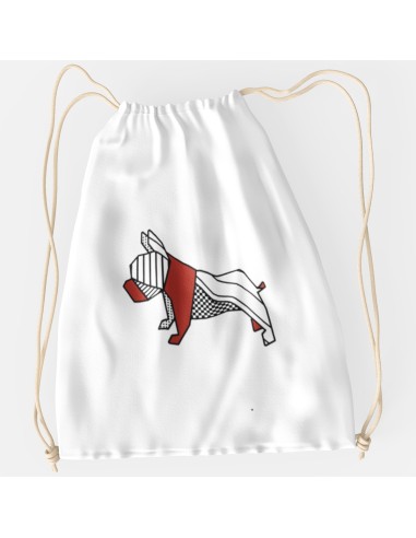 Drawstring Bag Sacca Pop Origami French Bulldog