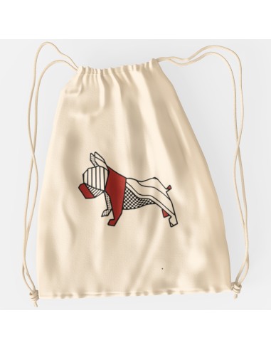 Drawstring Bag Sacca Pop Origami French Bulldog