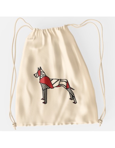 Drawstring Bag Pop Origami Great Dane