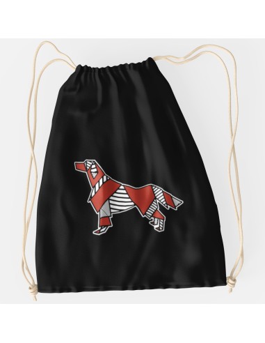 Drawstring Bag Sacca Pop Origami Irish Setter