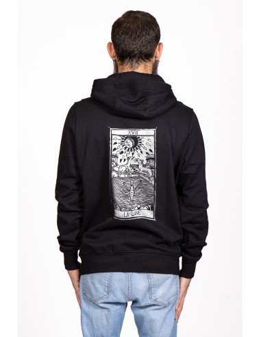 Tarot De Marseille Men's Hoodie La Lune XVIII