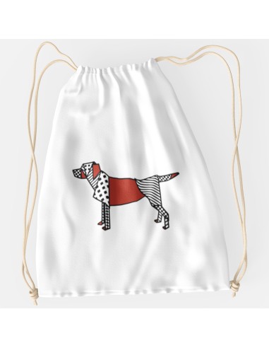 Drawstring Bag Pop Origami Labrador