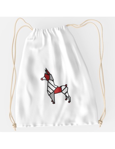 Drawstring Bag Sacca Pop Origami Pinscher