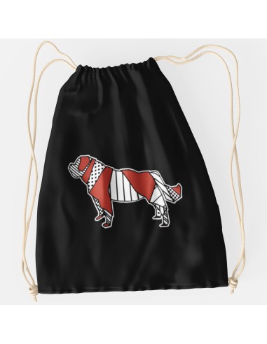 Drawstring Bag Sacca Pop Origami Saint Bernard