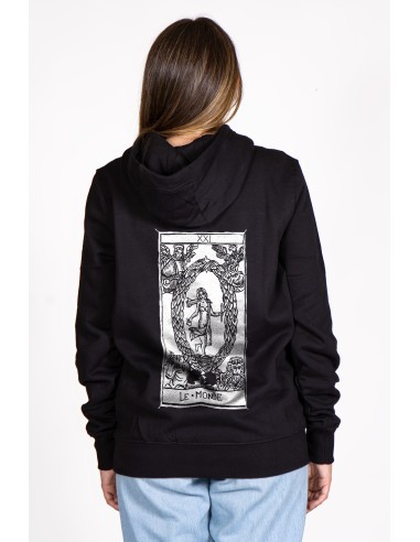 Women's Hoodie Tarot De Marseille Le Monde XXI