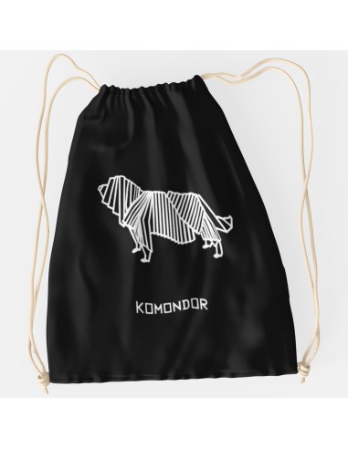 Drawstring Bag Komondor Origami Bag