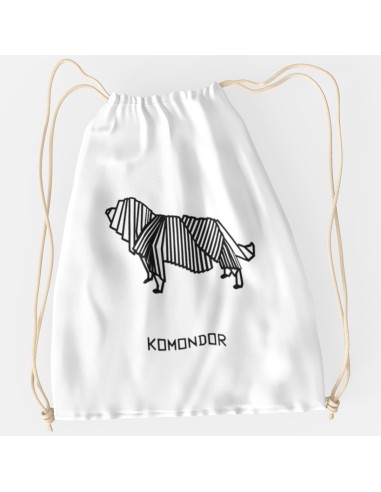 Drawstring Bag Sacca Origami Komondor