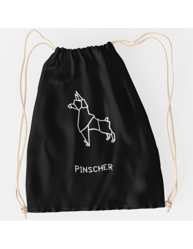 Drawstring Bag Sacca Origami Pinscher