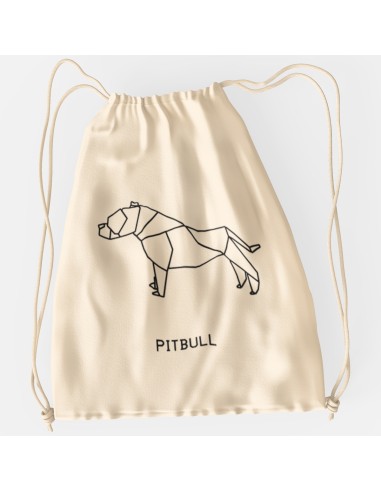 Drawstring Bag Origami Pitbull Bag