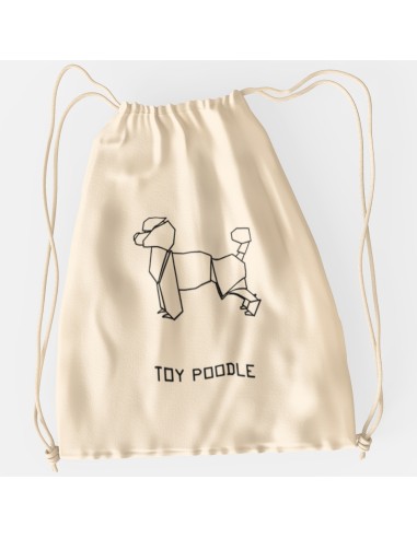 Drawstring Bag Origami Toy Poodle