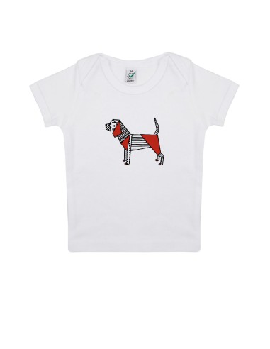 T-shirt Baby Neonati Pop Origami Beagle