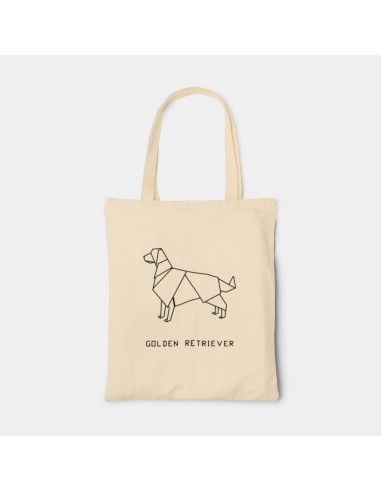 Shopper Bag Origami Golden Retriever Bag