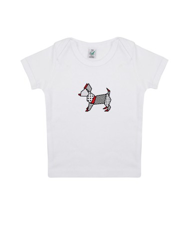 T-shirt Baby Neonati Pop Origami Chihuahua