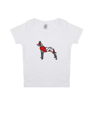 T-shirt Baby Neonati Pop Origami Great Dane