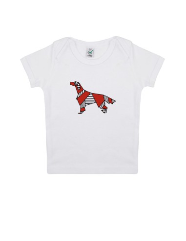 T-shirt Baby Neonati Pop Origami Irish Setter