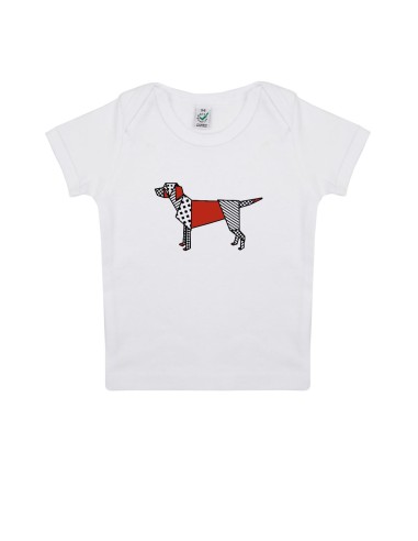 T-shirt Baby Neonati Pop Origami Labrador