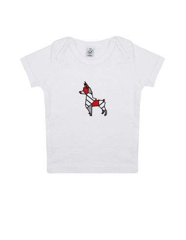 T-shirt Baby Neonati Pop Origami Pinscher