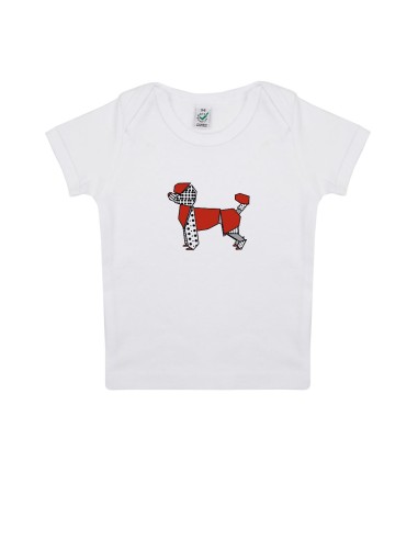 T-shirt Baby Neonati Pop Origami Toy Poodle