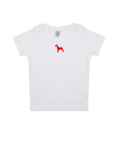 T-shirt Baby Neonati Minigami Airedale Terrier