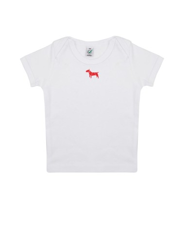 T-shirt Baby Neonati Minigami Bull Terrier