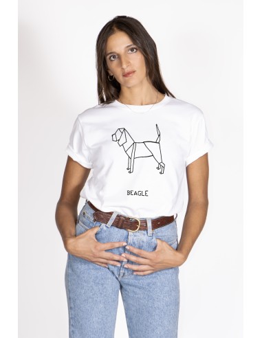 T-shirt Donna Origami Beagle