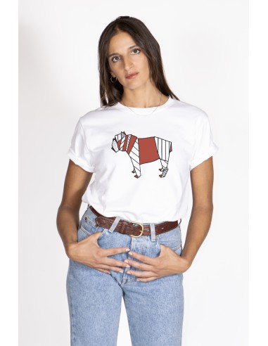 Women's Pop Origami T-shirt Bulldog