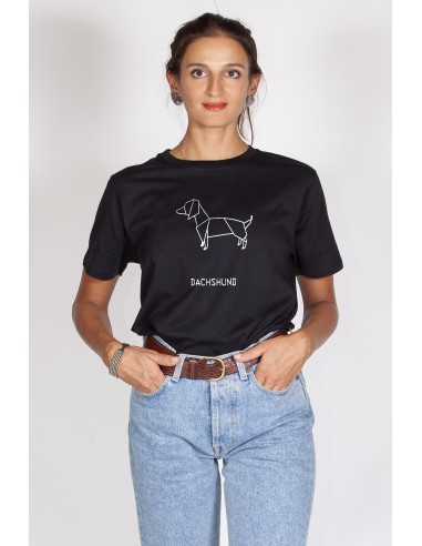 T-shirt Donna Origami Dachshund