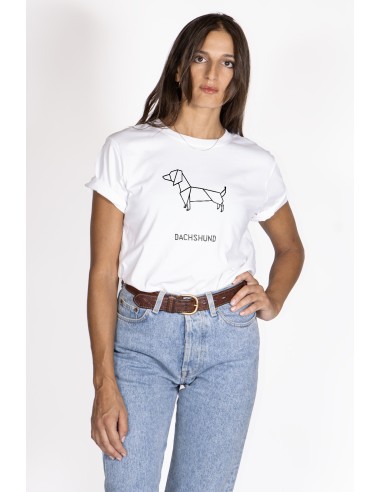 T-shirt Donna Origami Dachshund