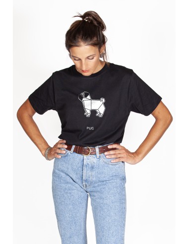 Women's Origami T-shirt Pug