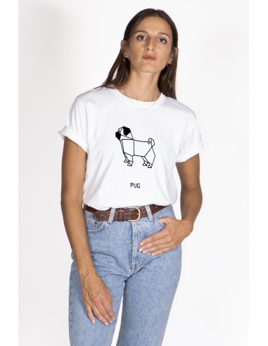 Women's Origami T-shirt Pug