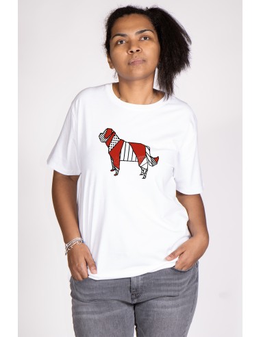 T-shirt Donna Pop Origami Saint Bernard