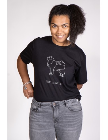 Women's Origami T-shirt Tibetan Mastiff