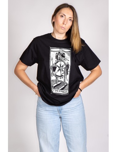 T-shirt  Donna "Tarot De Marseille" Tarocchi di Marsiglia  La Roue De Fortune X